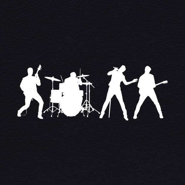 Rock Band Silhouette by NeilGlover